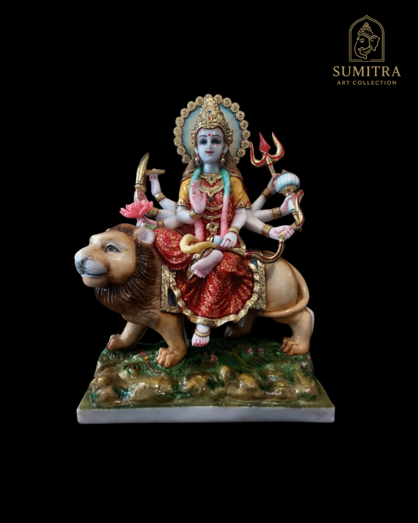 durga idol for home